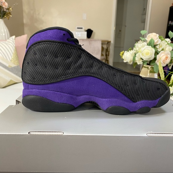 Men's Jordan 13 Retro "Court Purple" Black/Court Purple-White (DJ5982 015). - Picture 6 of 9